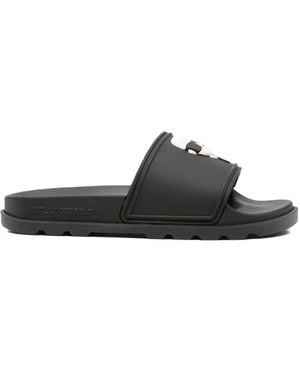 Karl Lagerfeld Sandalias con detalle del logo - Negro