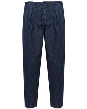 Briglia 1949 Portobello Pleated Jeans - Blue