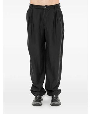 Andrea Ya'aqov Pleated Trousers - Black