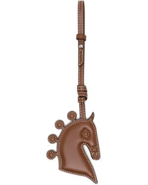 Max Mara Horse Keyring - Brown