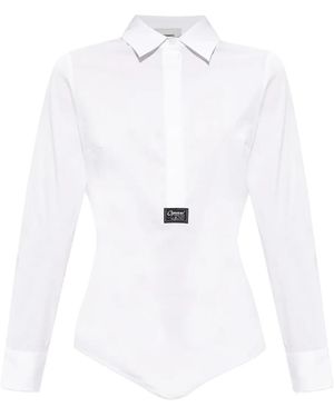 Coperni Logo-Patch Shirt - White