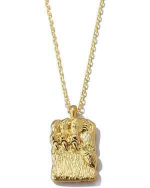 David Webb 18K Leo-Zodiac Necklace - Black