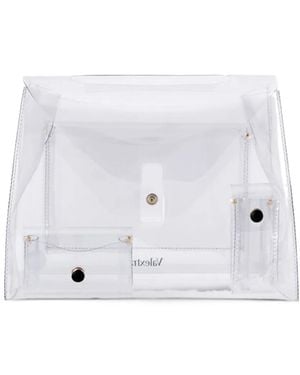 Valextra Mini Iside Regenmantel - Weiß