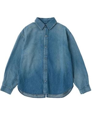 Moussy デニムシャツ - ブルー
