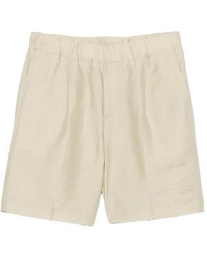 Costumein Tony Elasticated-Waistband Shorts - Natural