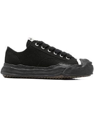 Maison Mihara Yasuhiro Hank Original Sole Canvas Low-Top Trainers - Black