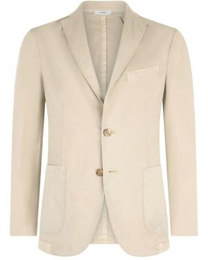 Boglioli Cotton-Blend Blazer - Natural