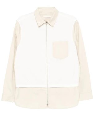 CROQUIS Logo-Print Jacket - White