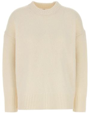 Co. Oversized-Pullover Mit Rundhalsausschnitt - Natur