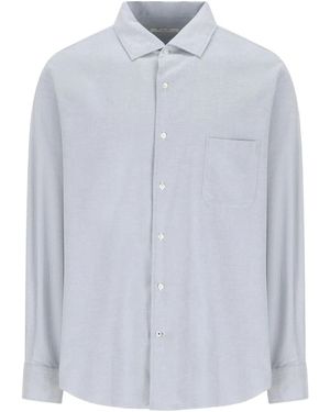 Loro Piana Pocket Cotton Shirt - Blue