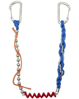Marni Double-Hook Charm - White