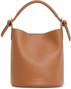 Mansur Gavriel Mini Fortuna Bucket Bag - Brown