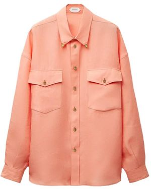 Versace Camisa Holgada - Rosa