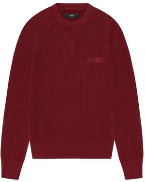 Amiri Logo-Embroidered Jumper