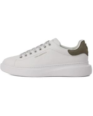 Karl Lagerfeld Kore Ikon Relief Sneakers - Wit