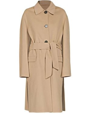 Marni Belted side-split coat - Neutro
