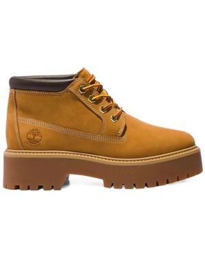 Timberland Stone Street Platform Boots - Brown