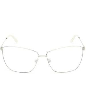 GUESS EYEWEAR Cat-Eye Frame Glasses - White
