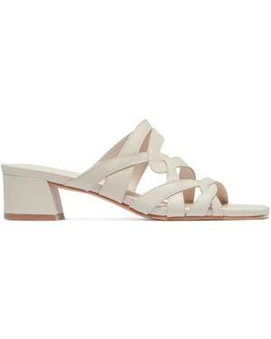 Bernardo Johanne Woven Sandals - White