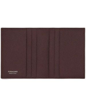 Ferragamo Gancini Credit-Card Holder - Purple