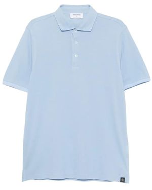 Gran Sasso Short-Sleeve Polo Shirt - Blue
