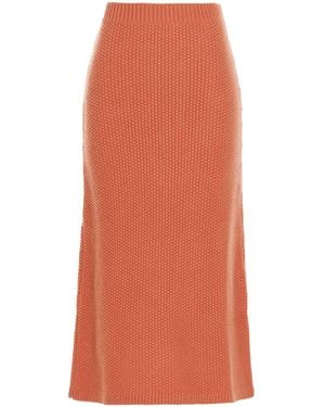 Chloé ニット マキシスカート - オレンジ