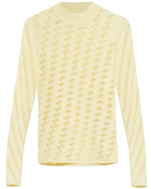 IRO Aliona Zigzag-Pattern Top - Yellow