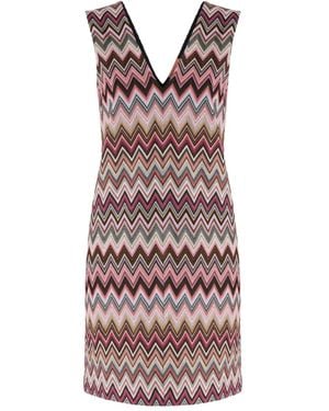 Missoni Sleeveless Mini Dress - Brown
