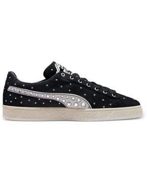PUMA X Sinclair Crystal-Embellished Sneakers - Black