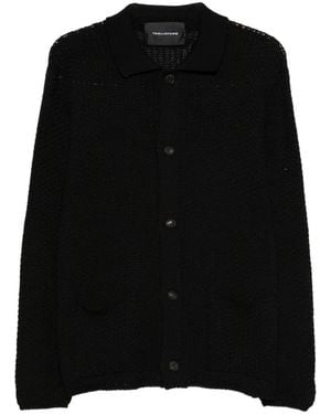 Tagliatore Maille À Poches Boutonnées - Noir