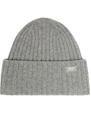 Weekend by Maxmara Gorro de lana en canalé - Gris