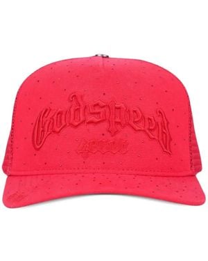 Godspeed Forever Embellished Baseball Cap - Red