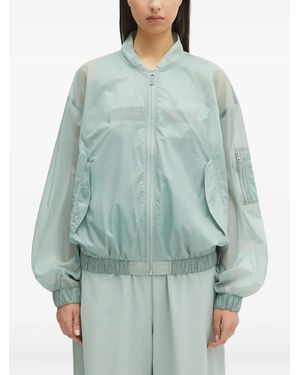 MM6 by Maison Martin Margiela Bomberjack Met Rits - Groen