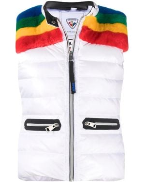 Rossignol Padded Zip-Up Down Gilet - White