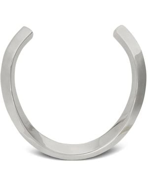 Jil Sander Gargantilla Con Logo Grabado - Blanco