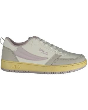 Fila Logo-Embroidered Sneakers - White