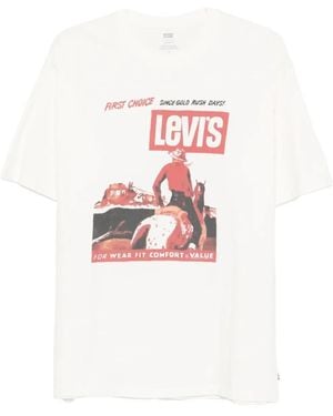 Levi's Graphic-Print Cotton T-Shirt - White