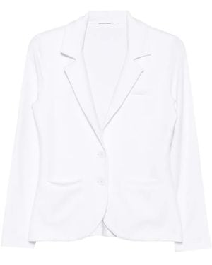ANONYM APPAREL Judith Notch-Lapel Blazer - White