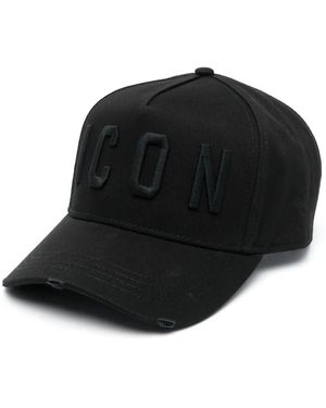 DSquared² Embroidered Icon Baseball Cap Black - Grey