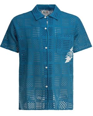 thisisneverthat Chemise À Motif Géométrique - Bleu