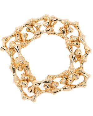 Eddie Borgo Bracelet À Maillons Bamboo - Métallisé