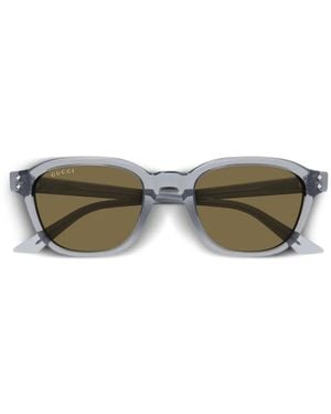 Gucci Square-Frame Sunglasses - Green