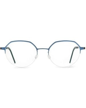 Lindberg Gafas Con Montura Geométrica - Blanco