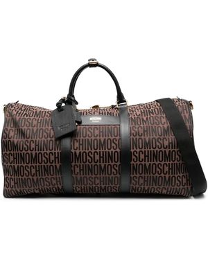 Moschino Borsa Weekend Con Stampa - Nero