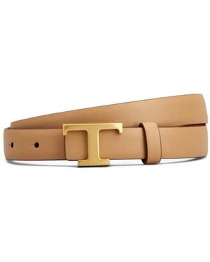 Tod's T Timeless Belt - Natural