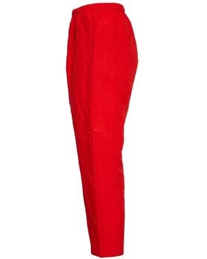 Apuntob Pantalon À Taille Élastiquée - Rouge
