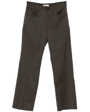sunflower Straight-Leg Trousers - Grey