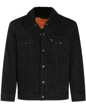 Levi's Button-Up Denim Jacket - Black