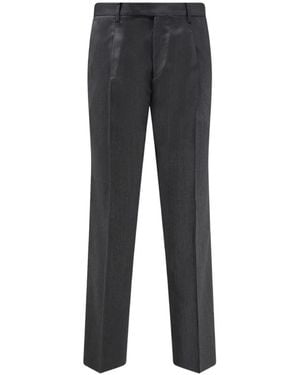 Germano 1952 Pressed-Crease Straight-Leg Trousers - Grey