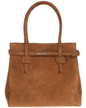 DSquared² Strap Detail Tote Bag - Brown
